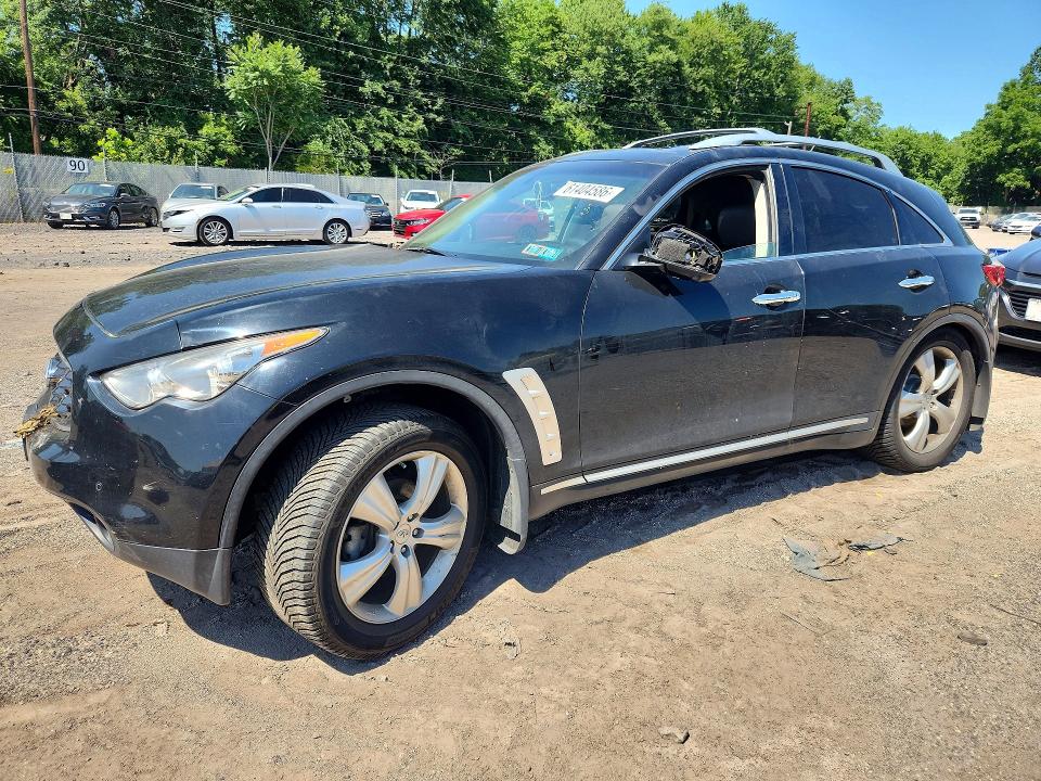 2011 Infiniti Fx VIN JN8AS1MW2BM140389 COPART salvage auction — WATER/FLOOD, Pa - Cert Of Salvage-W=Flood Veh, sold $400 on 2026-08-24 (photo 1)