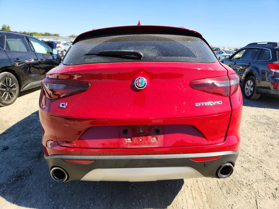 2018 Alfa romeo Stelvio VIN ZASFAKAN8J7B88506 COPART salvage auction — ROLLOVER, CA - SALVAGE CERTIFICATE, sold $700 on 2026-08-11 (photo 6)