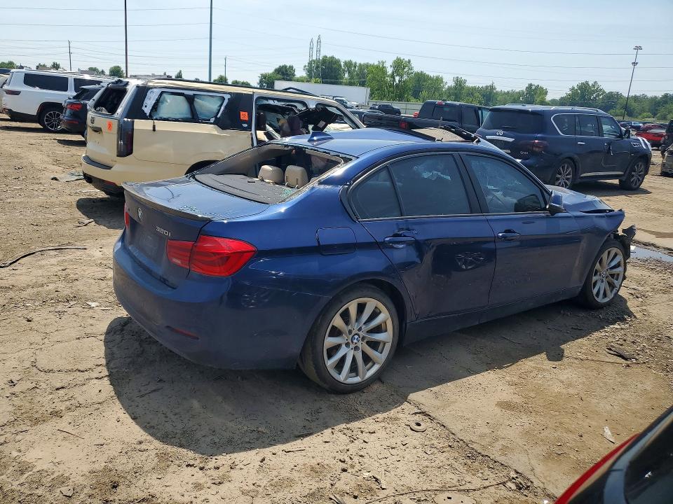 2018 BMW 3er VIN WBA8A3C53JA488331 COPART salvage auction — FRONT END, Mi - Certificate Of Title, sold $325 on 2026-07-17 (photo 3)