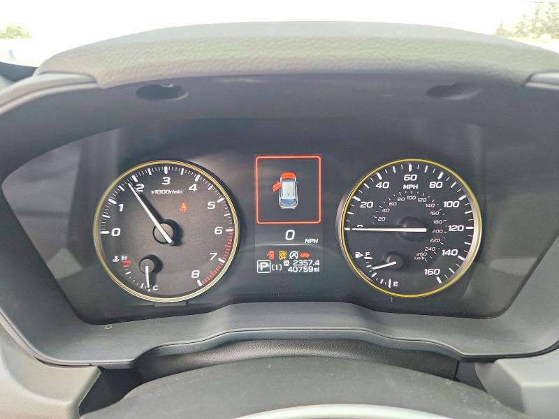 2025 Subaru Crosstrek VIN 4S4GUHF62S3748744 COPART salvage auction — FRONT END, MO - CERTIFICATE OF TITLE, sold $7,800 on 2026-08-03 (photo 9)