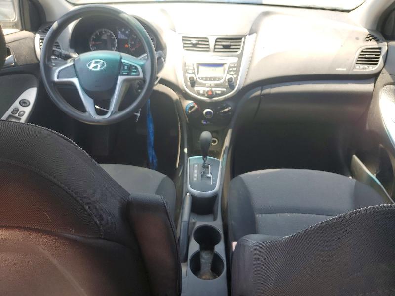 2012 Hyundai Accent VIN KMHCT5AEXCU015013 COPART salvage auction — FRONT END, Ca - Salvage Certificate, sold $575 on 2026-07-13 (photo 8)