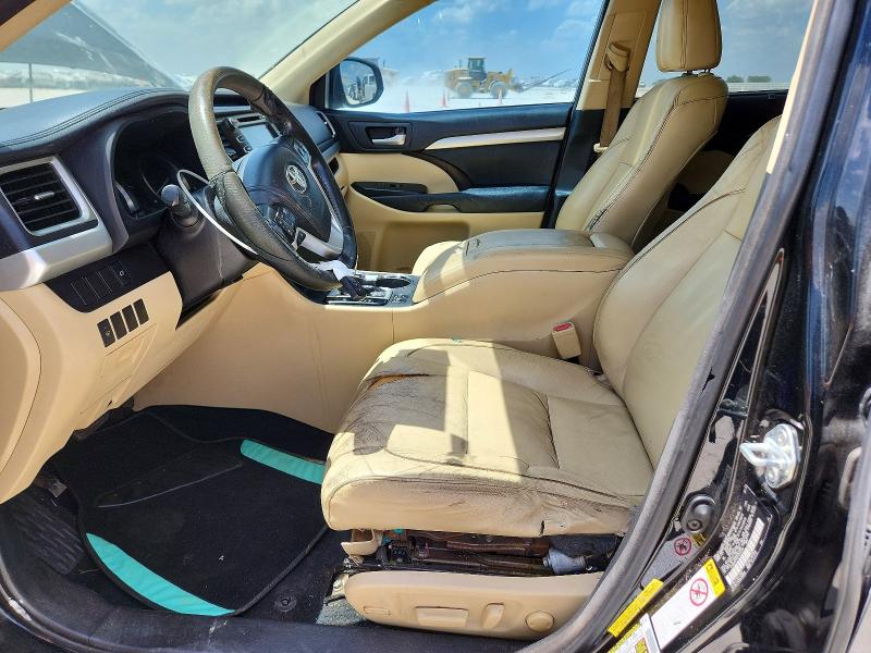 2014 Toyota Highlander VIN 5TDKKRFH4ES035018 COPART salvage auction — NORMAL WEAR, Tx - Certificate Of Title, sold $6,500 on 2026-07-30 (photo 7)