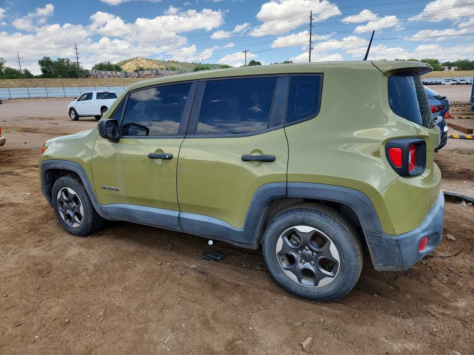 2015 Jeep Renegade VIN ZACCJAAH7FPC04303 COPART salvage auction — SIDE, CO - DIS/DLR/EXP ONLY CLEAN TITLE, sold $250 on 2026-07-22 (photo 2)