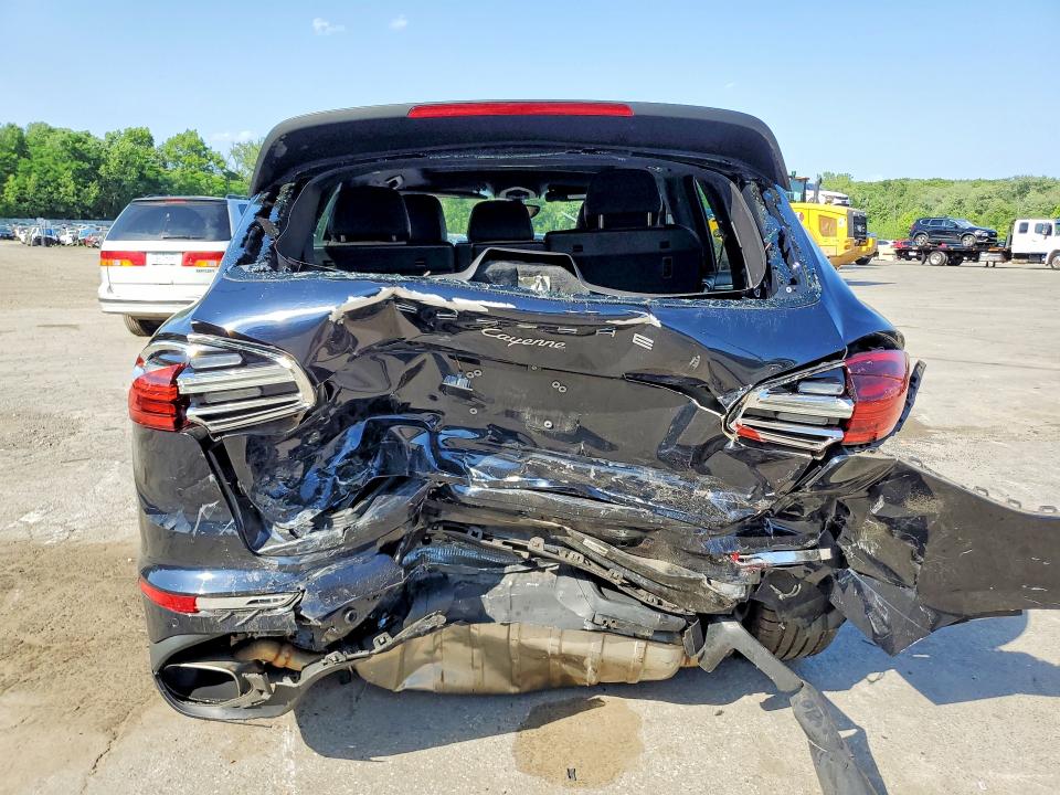2016 Porsche Cayenne VIN WP1AA2A23GLA04564 COPART salvage auction — REAR END, Ny - Mv-907A Salvage Certificate, sold $1,150 on 2026-07-16 (photo 6)