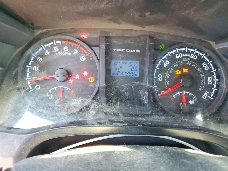 2016 Toyota Tacoma VIN 5TFRX5GNXGX071757 COPART salvage auction — FRONT END, Nv - Salvage Title, sold $150 on 2026-07-28 (photo 9)