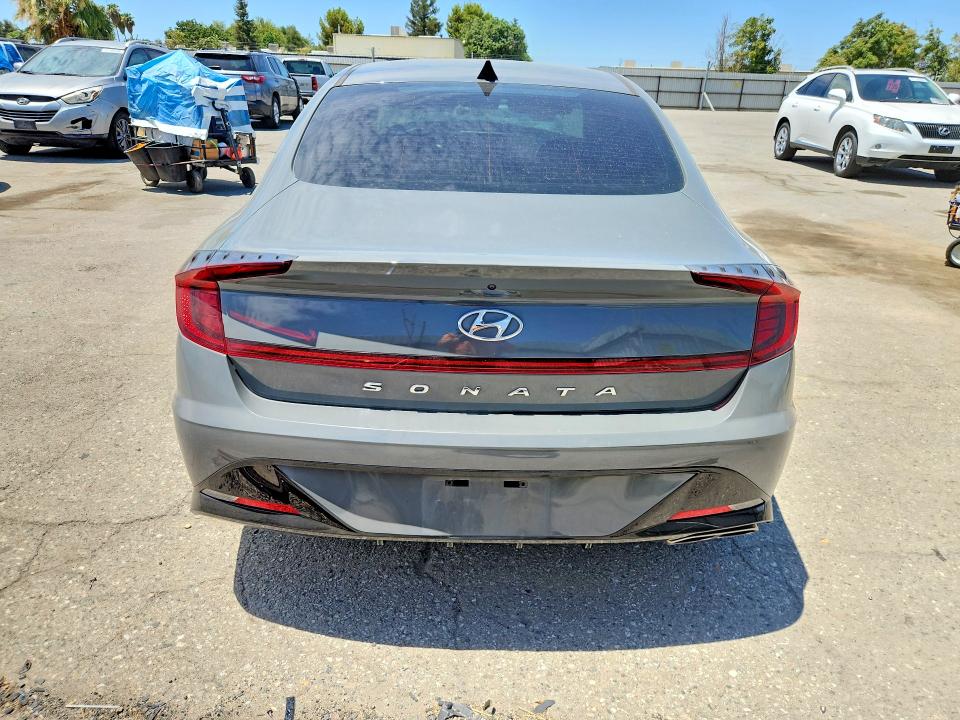 2020 Hyundai Sonata VIN 5NPEL4JA2LH038705 COPART salvage auction — FRONT END, Ca - Salvage Certificate, sold $3,400 on 2026-07-31 (photo 6)