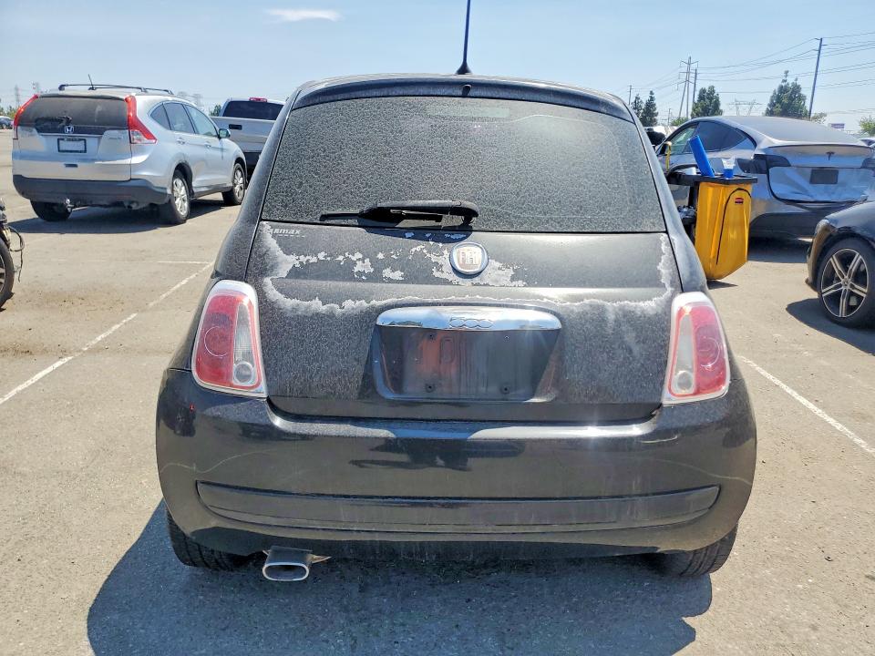 2012 Fiat 500 VIN 3C3CFFAR6CT314002 COPART salvage auction — MECHANICAL, Ca - Salvage Certificate, sold $225 on 2026-08-18 (photo 6)