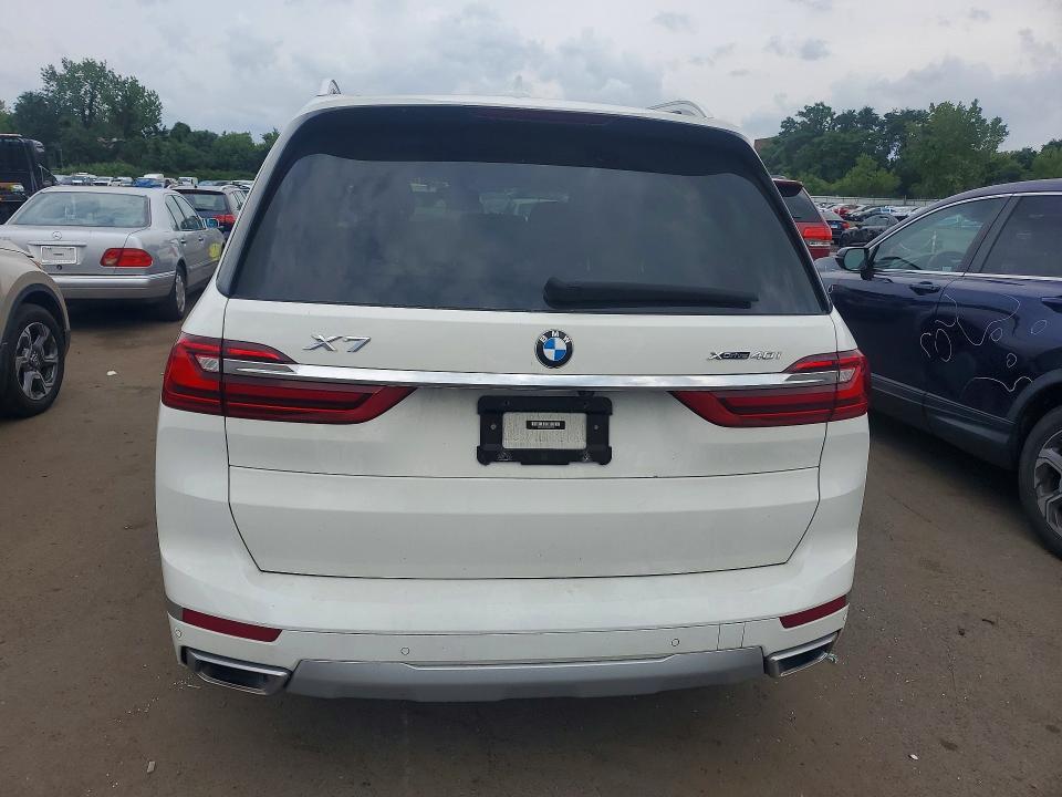 2022 BMW X7 VIN 5UXCW2C04N9K89288 COPART salvage auction — SIDE, CT - CERT OF TITLE-SALVAGE, sold $29,000 on 2026-08-25 (photo 6)