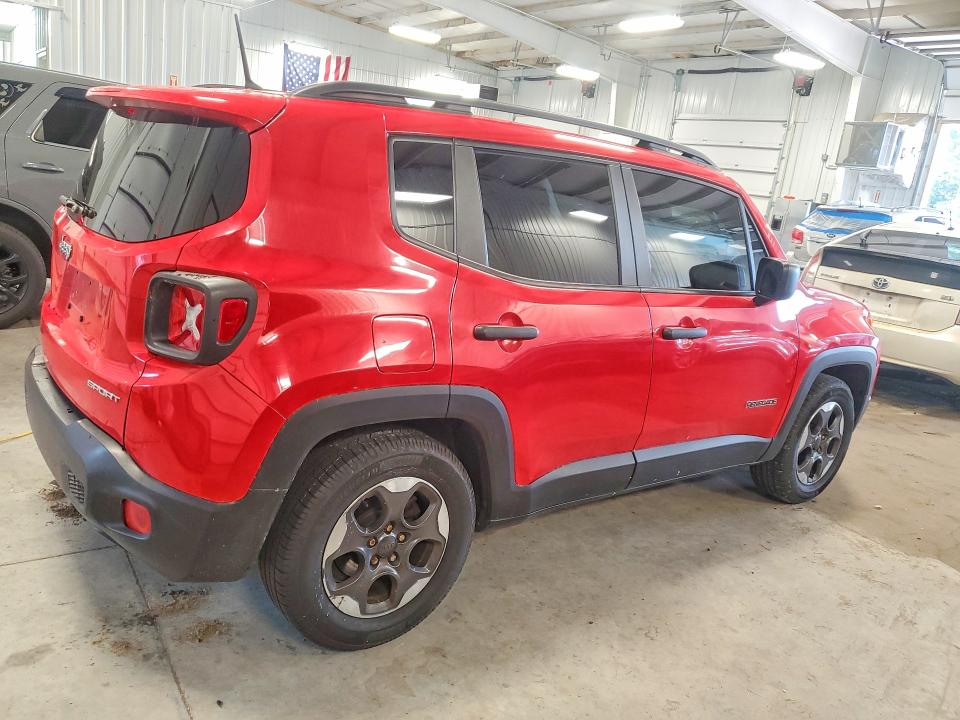 2017 Jeep Renegade VIN ZACCJAAB4HPF11491 COPART salvage auction — FRONT END, MN - CERT OF TITLE-SALVAGE, sold $250 on 2026-07-28 (photo 3)