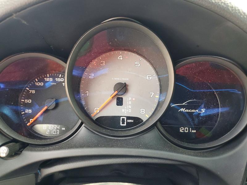 2016 Porsche Macan VIN WP1AB2A55GLB40847 COPART salvage auction — MECHANICAL, Nc - Certificate Of Title, sold $2,750 on 2026-07-28 (photo 9)