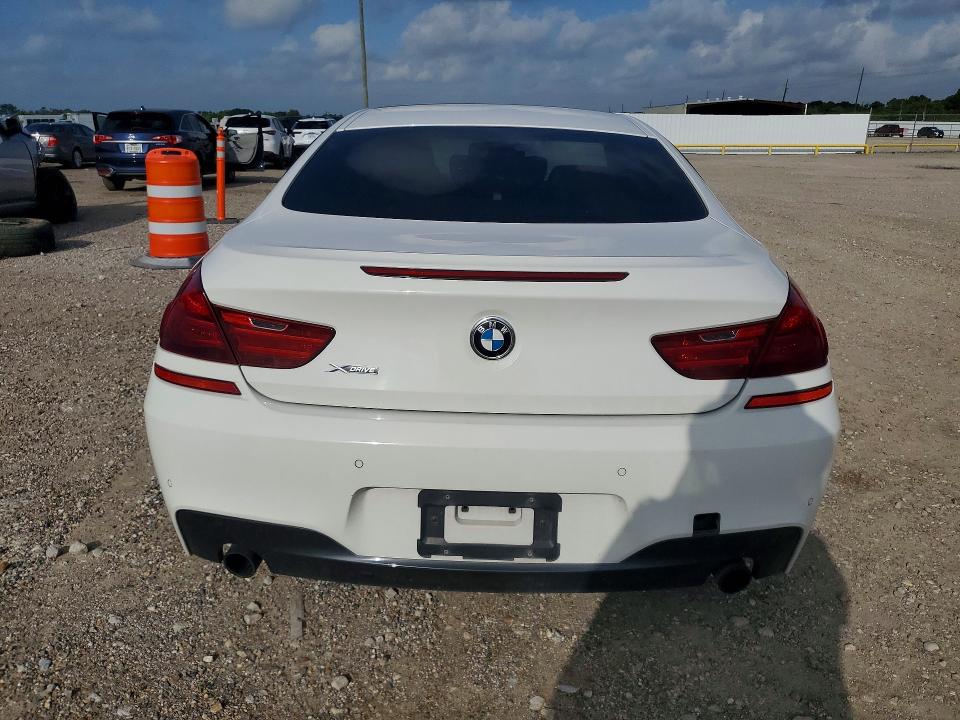 2014 BMW 6er VIN WBALY1C5XEDZ73323 COPART salvage auction — WATER/FLOOD, Tx - Salvage Title-Flood Damage, sold $1,150 on 2026-07-30 (photo 6)
