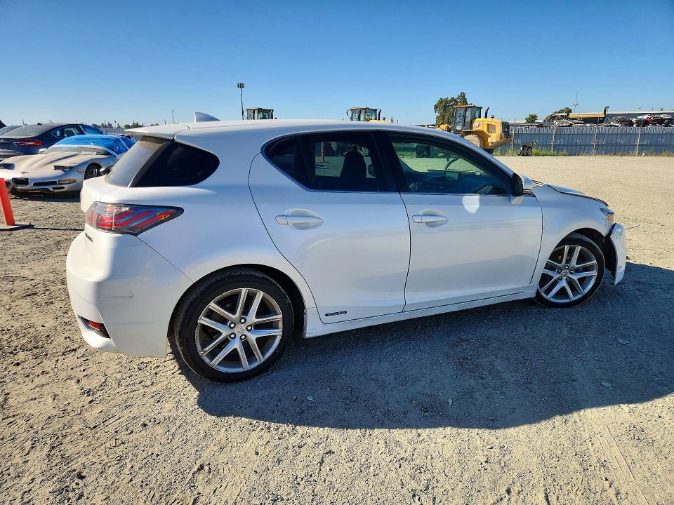 2014 Lexus Ct VIN JTHKD5BH6E2208777 COPART salvage auction — FRONT END, Ca - Salvage Certificate, sold $2,100 on 2026-07-30 (photo 3)