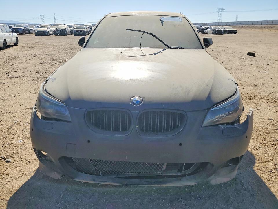 2008 BMW 5 series VIN WBANU535X8CT17421 COPART salvage auction — FRONT END, Ca - Dis/Dlr/Exp Clean W/Salv Hist, sold $375 on 2026-08-03 (photo 5)