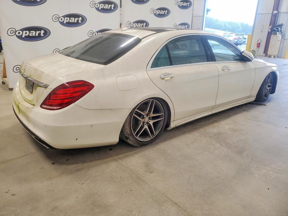 2014 Mercedes-benz S class VIN WDDUG8CB9EA057992 COPART salvage auction — MECHANICAL, SC - CERTIFICATE OF TITLE, sold $4,200 on 2026-08-11 (photo 3)