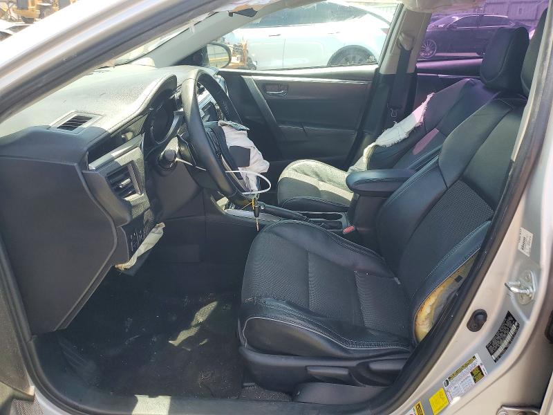 2015 Toyota Corolla VIN 5YFBURHE1FP271391 COPART salvage auction — FRONT END, Ca - Salvage Certificate, sold $1,600 on 2026-07-15 (photo 7)