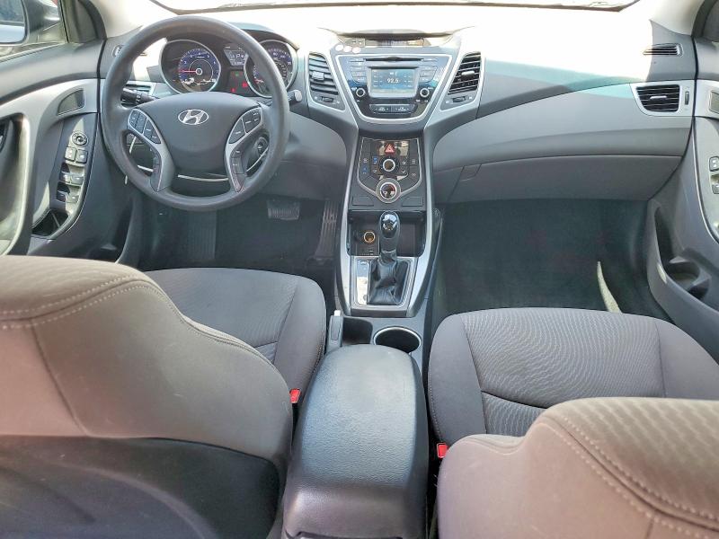 2016 Hyundai Elantra VIN KMHDH4AE0GU501674 COPART salvage auction — REAR END, Fl - Cert Of Title Slvg Rebuildable, sold $800 on 2026-07-28 (photo 8)