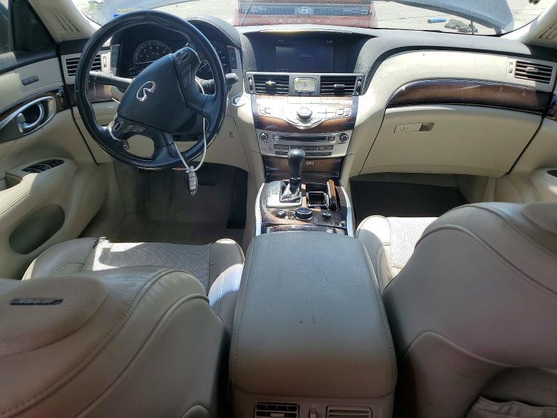 2012 Infiniti M VIN JN1BY1AR5CM395510 COPART salvage auction — REAR END, Tx - Salvage Vehicle Title, sold $275 on 2026-07-31 (photo 8)
