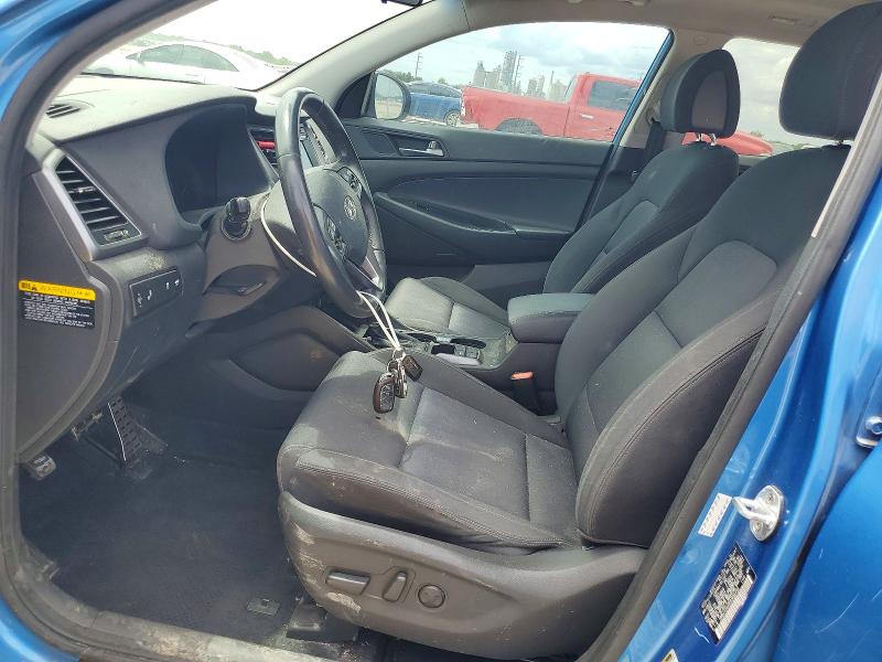 2017 Hyundai Tucson VIN KM8J33A28HU482262 COPART salvage auction — REAR END, TX - SALVAGE VEHICLE TITLE (P), sold $2,450 on 2026-07-23 (photo 7)