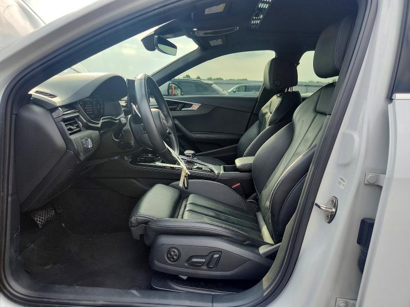2022 Audi A4 VIN WAUEAAF4XNN007418 COPART salvage auction — FRONT END, VA - CERT OF TITLE - SALVAGE, sold $13,700 on 2026-09-09 (photo 7)