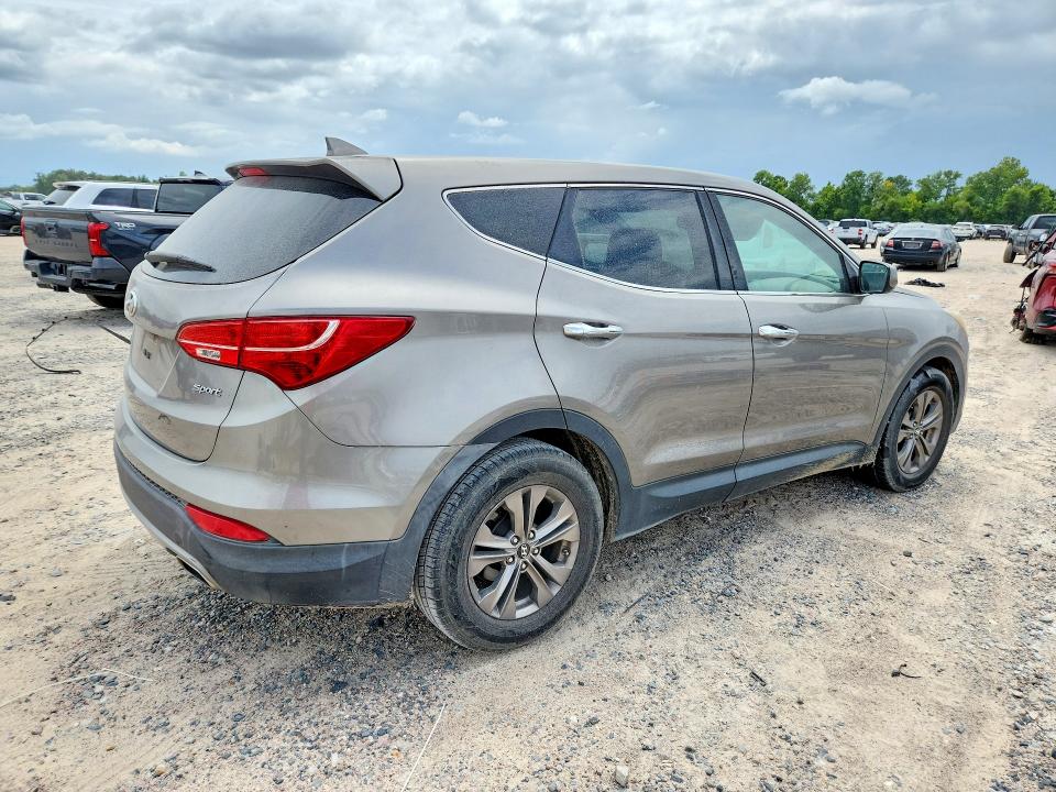 2013 Hyundai Santa fe VIN 5XYZT3LB6DG023179 COPART salvage auction — MECHANICAL, Tx - Certificate Of Title, sold $675 on 2026-07-28 (photo 3)