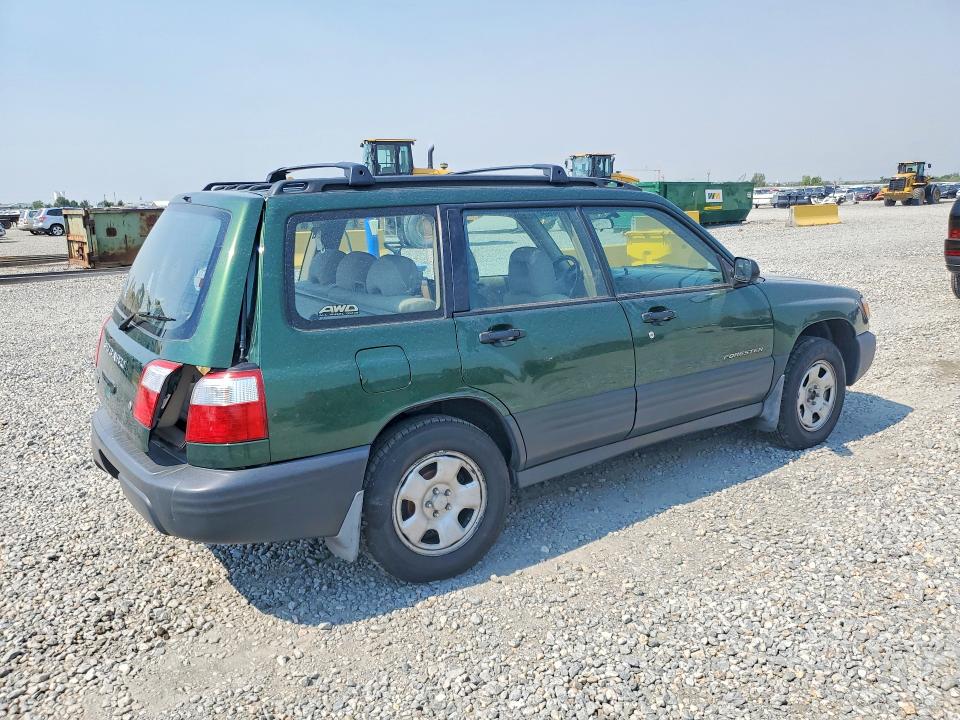 2002 Subaru Forester VIN JF1SF63582H726376 COPART salvage auction — REAR END, Co - Salvage Title, sold $250 on 2026-07-16 (photo 3)