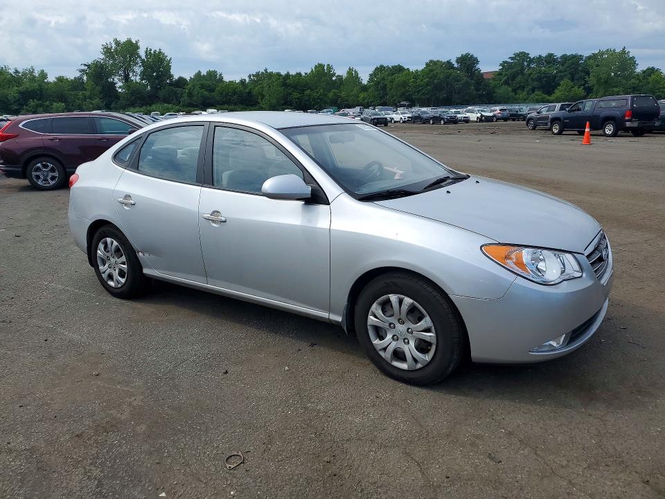 2009 Hyundai Elantra VIN KMHDU46D39U796381 COPART salvage auction — FRONT END, CT - CERT OF TITLE-SALVAGE, sold $600 on 2026-07-17 (photo 4)