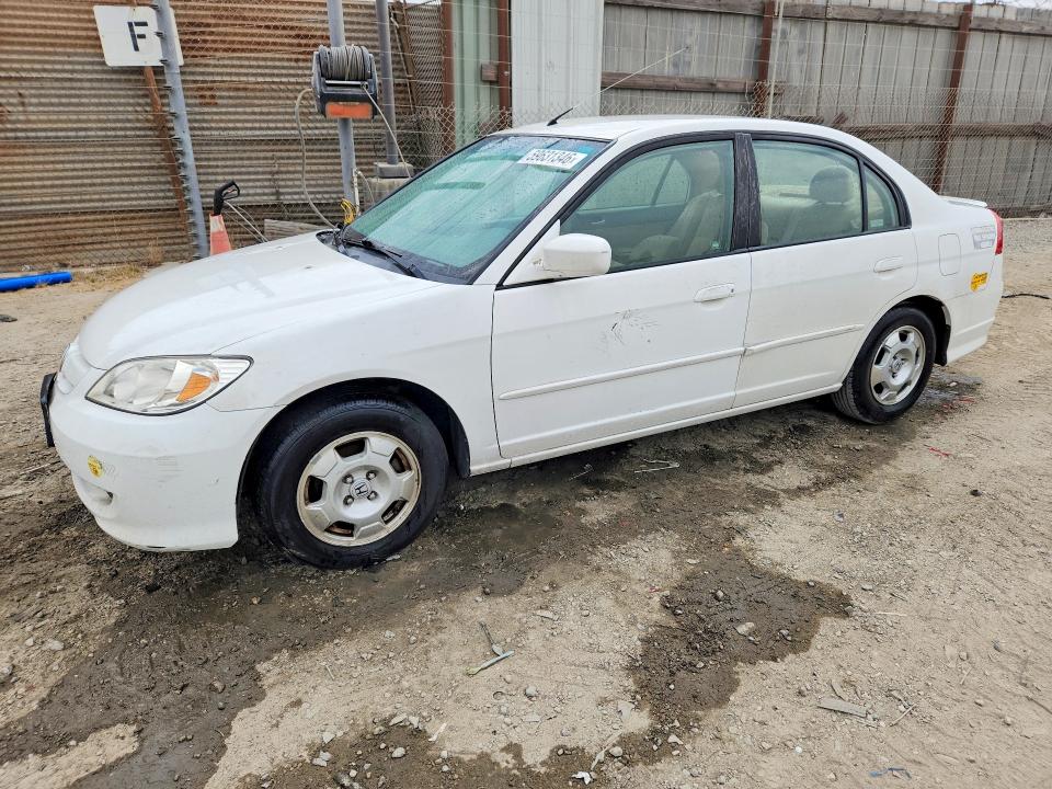 2004 Honda Civic hybrid VIN JHMES96684S006458 COPART salvage auction — MECHANICAL, CA - DIS/DLR/EXP ONLY CLEAN TITLE, sold $200 on 2026-07-09 (photo 1)