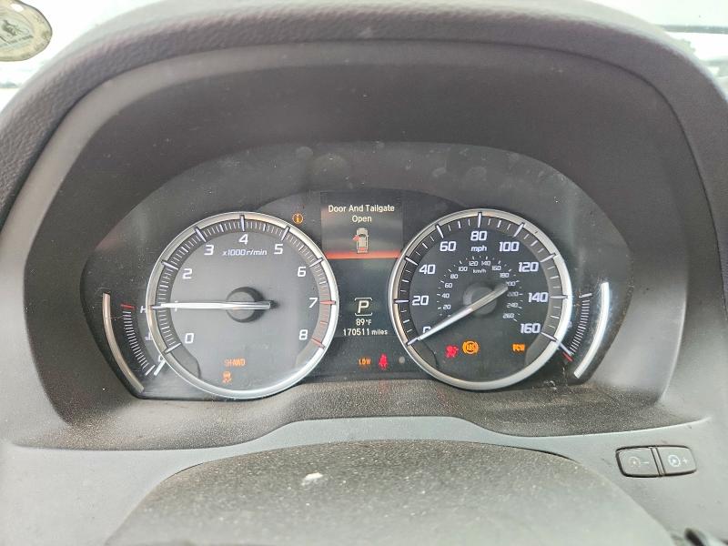 2015 Acura Mdx VIN 5FRYD4H40FB013488 COPART salvage auction — FRONT END, La - Permit To Sell, sold $2,500 on 2026-07-29 (photo 9)