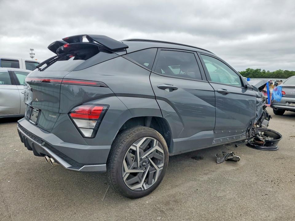 2025 Hyundai Kona VIN KM8HBCA33SU219291 COPART salvage auction — FRONT END, Ny - Mv-907A Salvage Certificate, sold $2,750 on 2026-07-20 (photo 3)