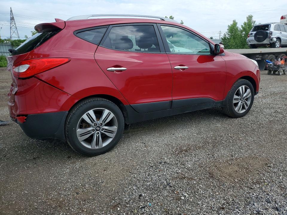 2015 Hyundai Tucson VIN KM8JUCAG8FU033167 COPART salvage auction — REAR END, ON - PERMIT NO BRAND - UNFIT, sold $3,950 on 2026-07-23 (photo 3)
