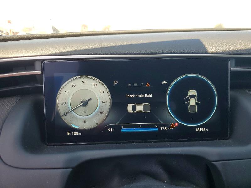 2024 Hyundai Santa cruz VIN 5NTJEDAF5RH093258 COPART salvage auction — REAR END, Ca - Salvage Certificate, sold $7,900 on 2026-09-01 (photo 9)