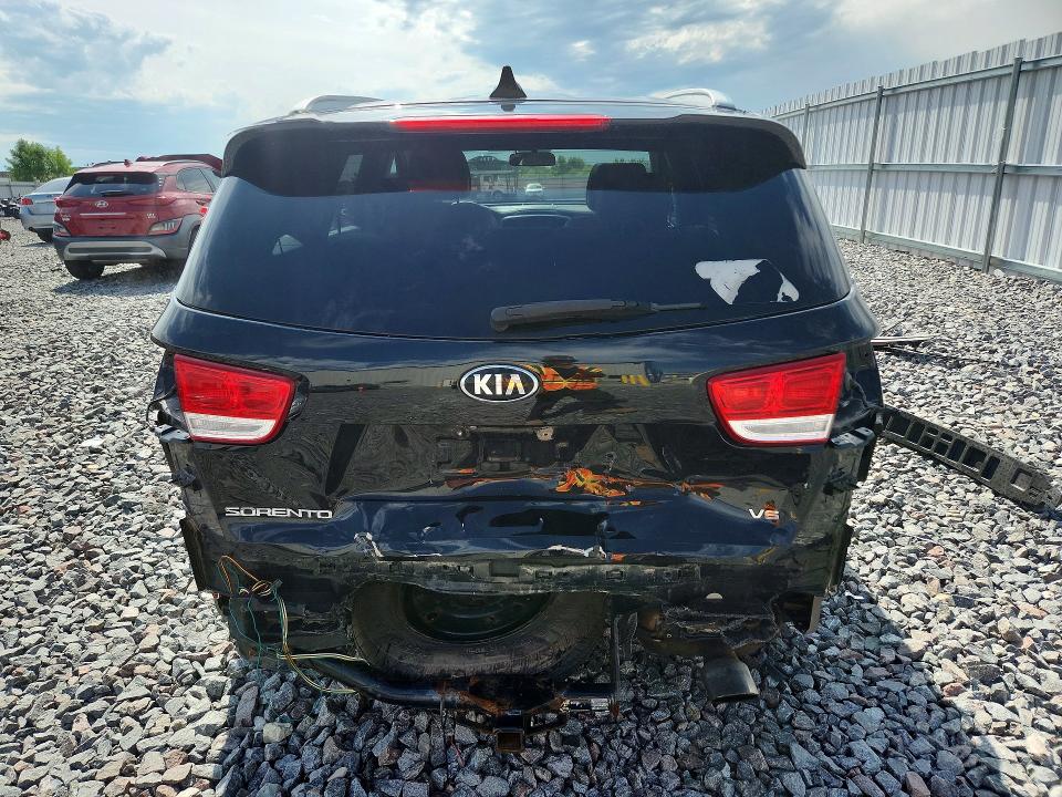 2016 Kia Sorento VIN 5XYPGDA51GG061275 COPART salvage auction — REAR END, Wi - Junked Vehicle Bill Of Sale, sold $725 on 2026-07-20 (photo 6)