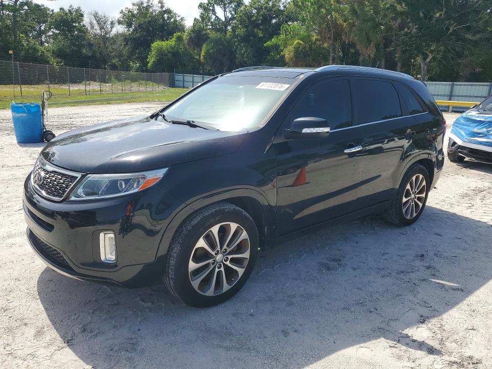 2014 Kia Sorento VIN 5XYKW4A73EG517966 COPART salvage auction — MINOR DENT/SCRATCHES, Fl - Certificate Of Title (P), sold $1,250 on 2026-07-29 (photo 1)