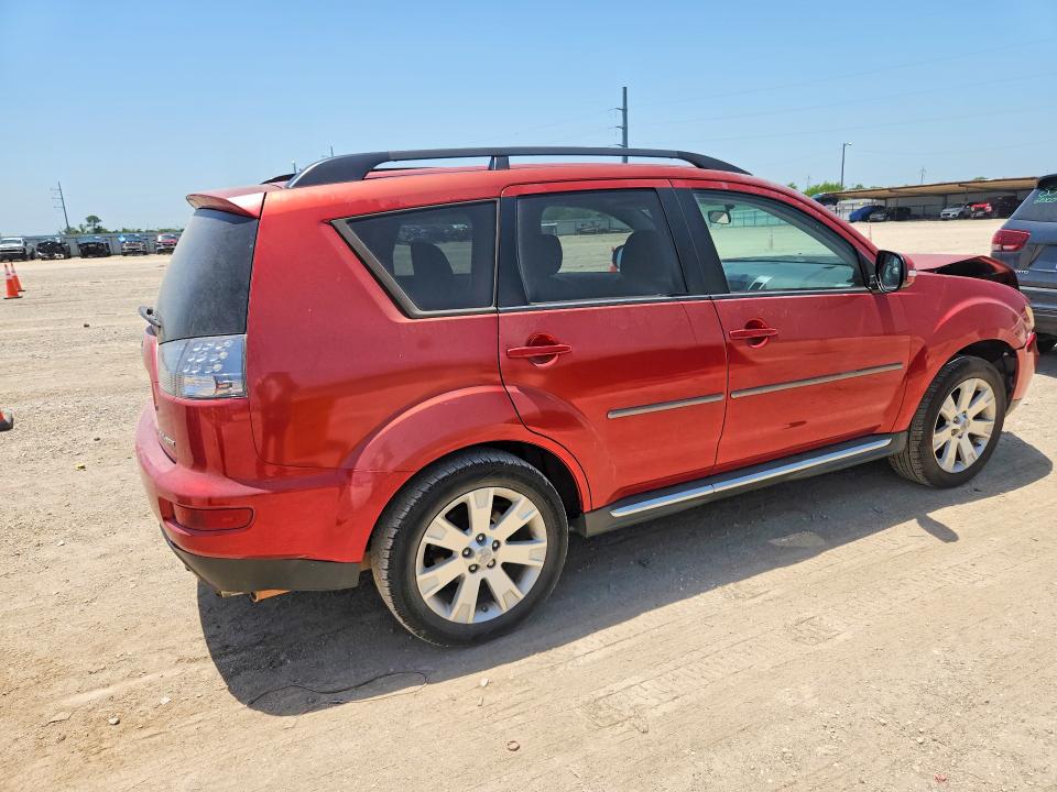2011 Mitsubishi Outlander VIN JA4AS3AW6BU014445 COPART salvage auction — FRONT END, TX - SALVAGE VEHICLE TITLE (P), sold $30 on 2026-07-29 (photo 3)