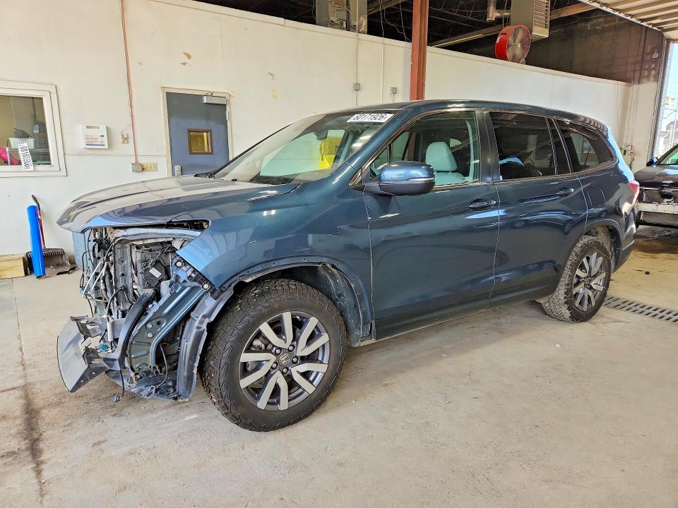 2019 Honda Pilot VIN 5FNYF6H59KB099667 COPART salvage auction — FRONT END, Mn - Cert Of Title-Salvage, sold $8,800 on 2026-07-23 (photo 1)