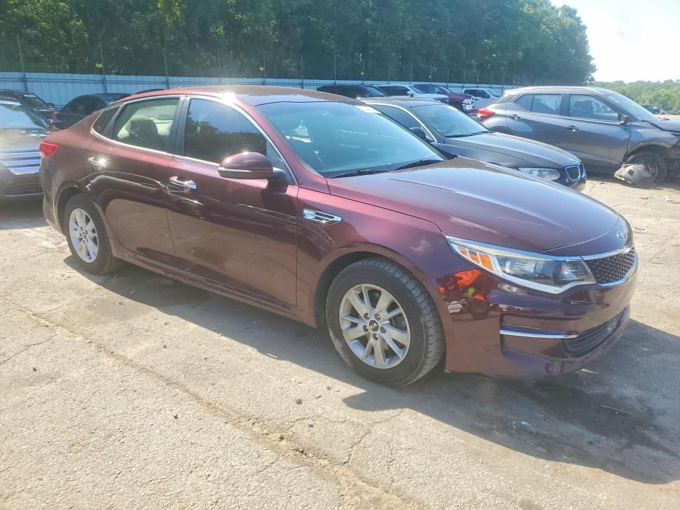 2018 Kia Optima VIN 5XXGT4L34JG233317 COPART salvage auction — VANDALISM, Ga - Cert Of Title-Salvage, sold $900 on 2026-07-24 (photo 4)