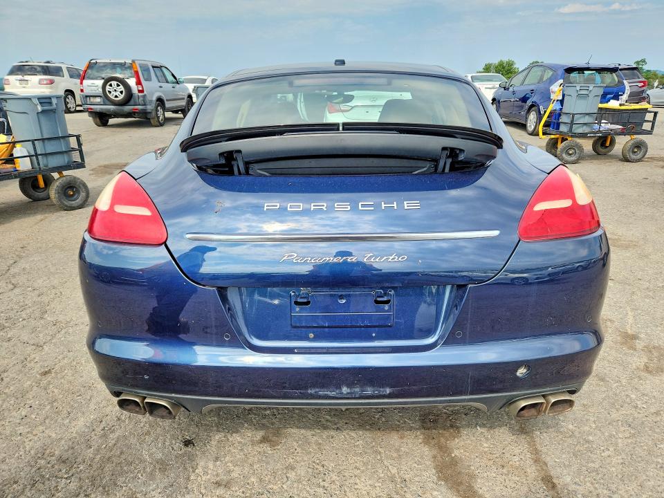 2010 Porsche Panamera VIN WP0AC2A7XAL090907 COPART salvage auction — MINOR DENT/SCRATCHES, Pa - Cert Of Title-W&R=Flood&Recnst, sold $7,200 on 2026-07-17 (photo 6)
