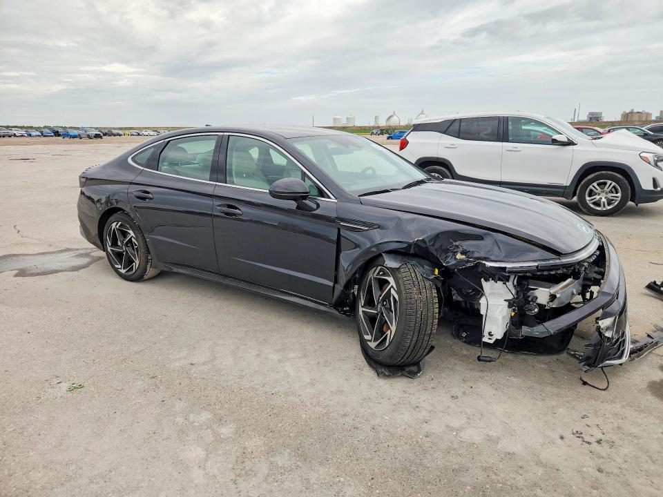 2026 Hyundai Sonata VIN KMHL64JA1TA549386 COPART salvage auction — FRONT END, La - Cert Of Title-Salvage, sold $7,700 on 2026-08-19 (photo 4)