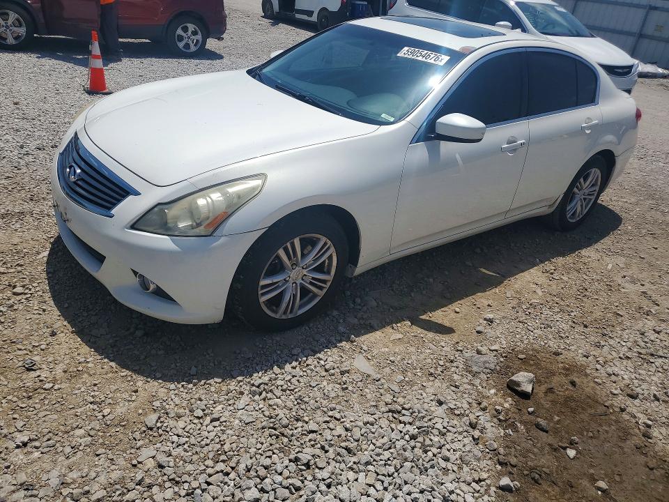 2011 Infiniti G25 VIN JN1DV6AR8BM650633 — COPART salvage auction photo