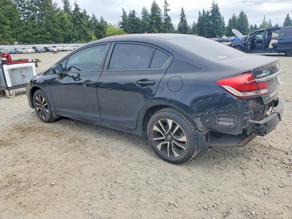 2014 Honda Civic VIN 19XFB2F80EE258093 COPART salvage auction — REAR END, Wa - Cert Of Ownership-Rebuilt, sold $2,250 on 2026-07-10 (photo 2)