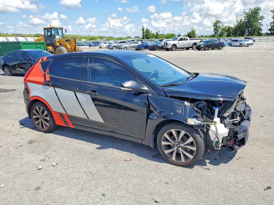 2015 Hyundai Accent VIN KMHCU5AE0FU234158 COPART salvage auction — FRONT END, Fl - Cert Of Title Slvg Rebuildable, sold $950 on 2026-07-09 (photo 4)