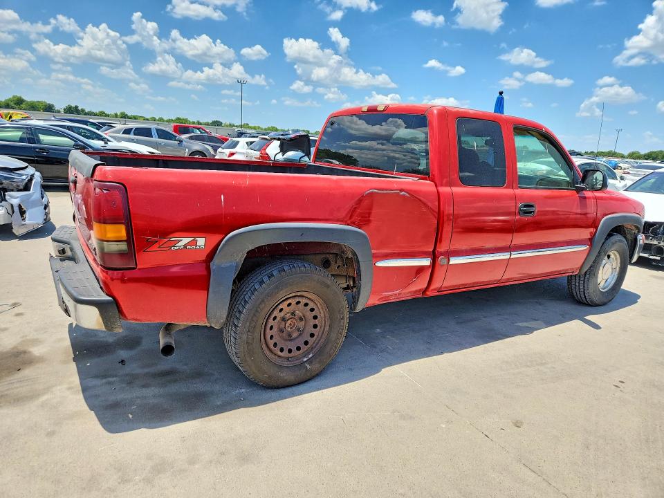 2002 Gmc Sierra 1500 VIN 1GTEK19T02E300209 COPART salvage auction — REAR END, TX - CERTIFICATE OF TITLE, sold $625 on 2026-07-09 (photo 3)