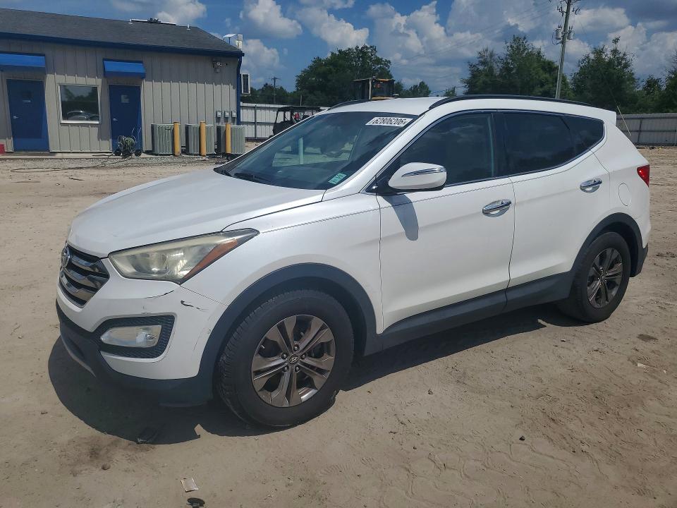 2014 Hyundai Santa fe VIN 5XYZU3LB1EG220582 COPART salvage auction — MINOR DENT/SCRATCHES, Fl - Certificate Of Title, sold $2,050 on 2026-07-31 (photo 1)