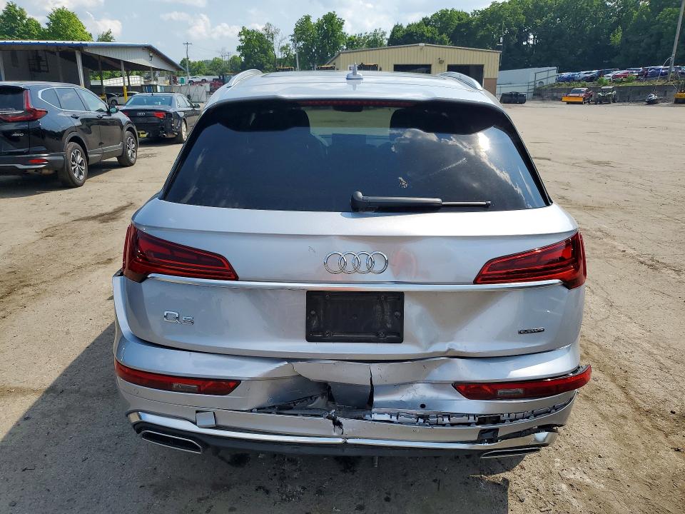 2023 Audi Q5 VIN WA1G2AFY8P2095508 COPART salvage auction — REAR END, Ny - Mv-907A Salvage Certificate, sold $12,200 on 2026-07-28 (photo 6)