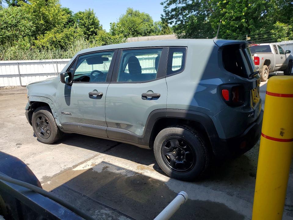 2017 Jeep Renegade VIN ZACCJBAH9HPF39278 COPART salvage auction — FRONT END, Ny - Mv-907A Salvage Certificate, sold $1,100 on 2026-08-17 (photo 2)