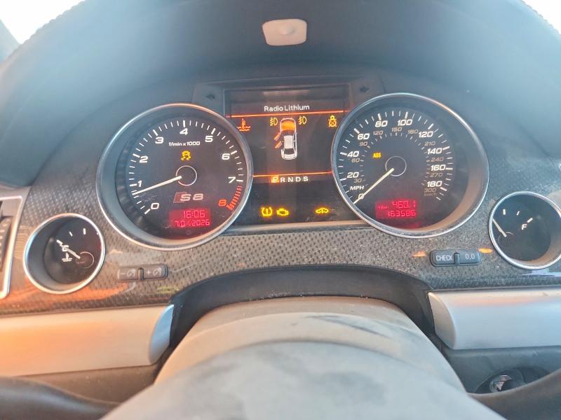 2007 Audi S8 VIN WAUPN44E87N019726 COPART salvage auction — FRONT END, Az - Cert Of Title - Salvage, sold $625 on 2026-07-23 (photo 9)