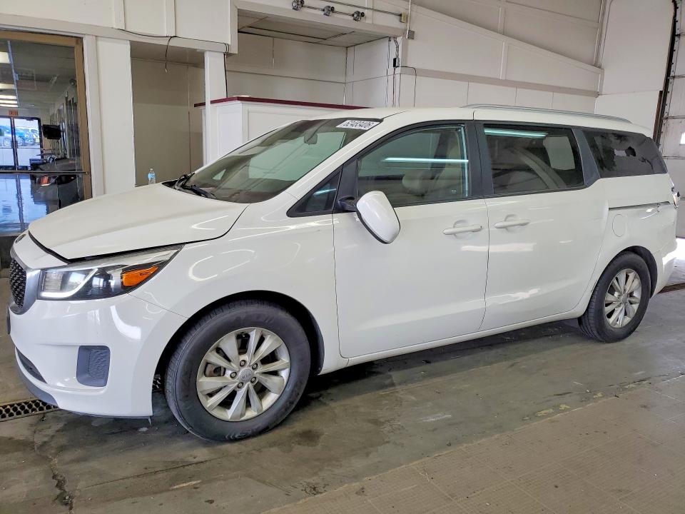 2015 Kia SEDONA VIN KNDMB5C12F6058016 COPART salvage auction — REAR END, Wa - Bill Of Sale, sold $600 on 2026-07-31 (photo 1)