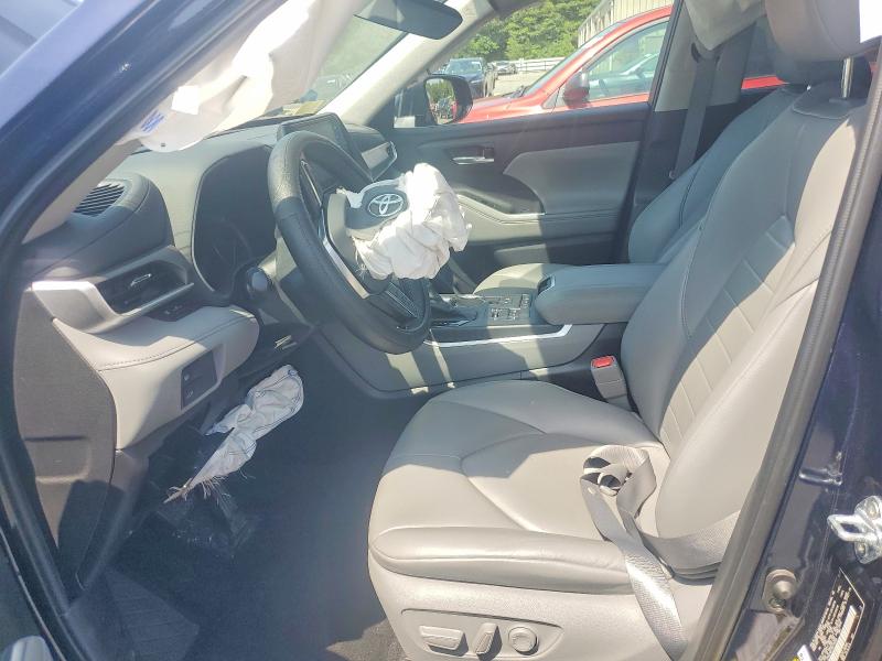 2021 Toyota Highlander VIN 5TDGZRBH1MS116564 COPART salvage auction — FRONT END, Ri - Salvage Certificate Of Title, sold $8,200 on 2026-07-28 (photo 7)