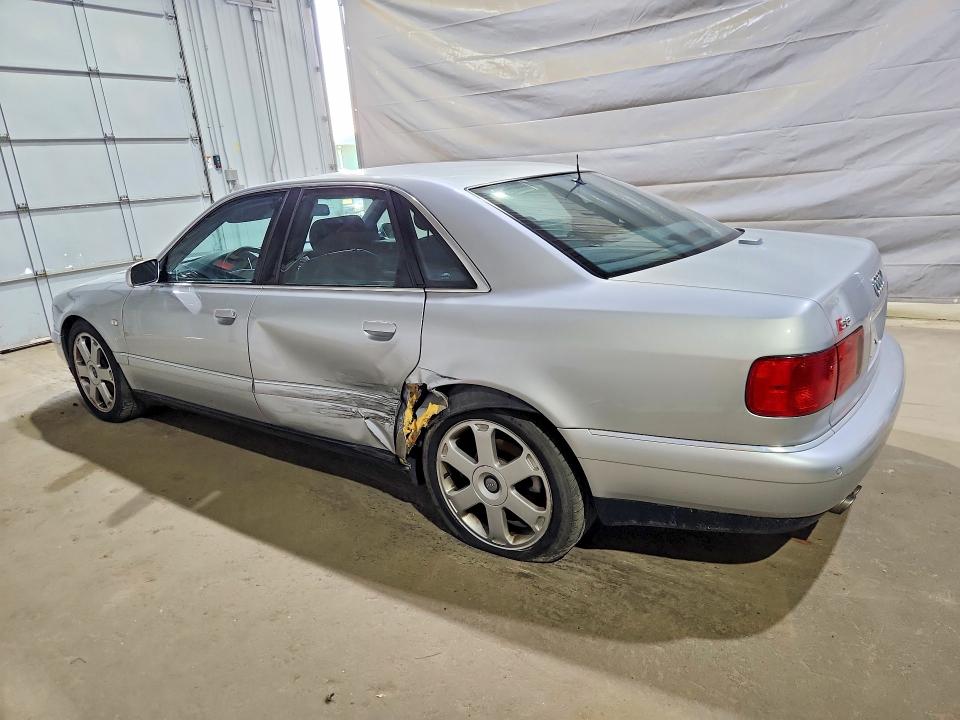 2001 Audi S8 VIN WAUGU54D31N012917 COPART salvage auction — FRONT END, Nh - Cert Of Title-Salvage, sold $425 on 2026-08-27 (photo 2)