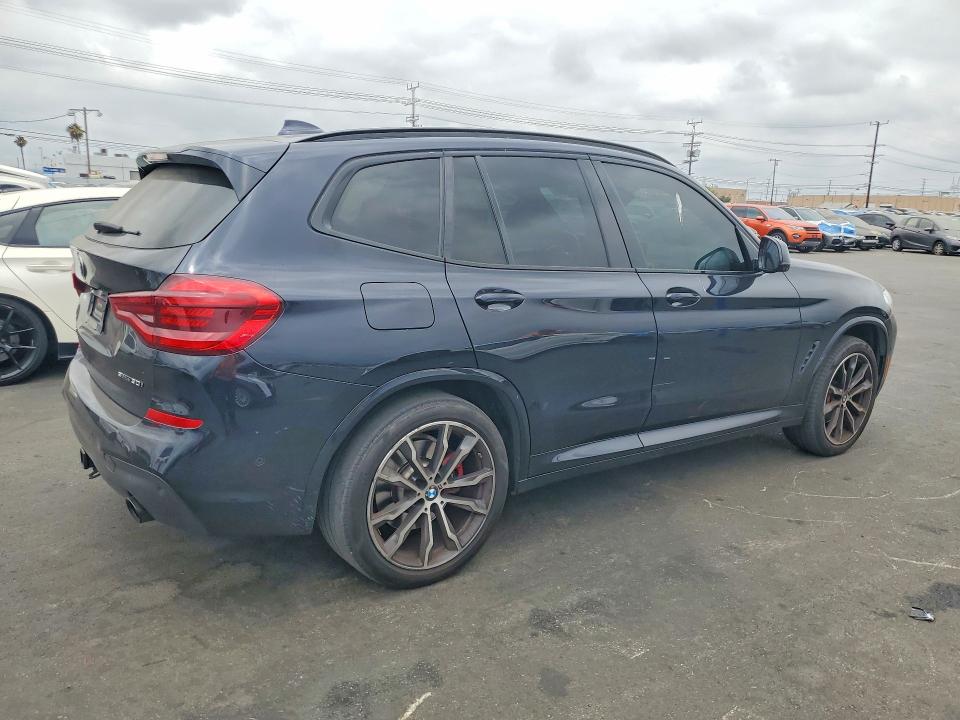 2021 BMW X3 VIN 5UXTY3C06M9G20129 COPART salvage auction — MINOR DENT/SCRATCHES, Ca - Salvage Certificate, sold $16,700 on 2026-07-15 (photo 3)